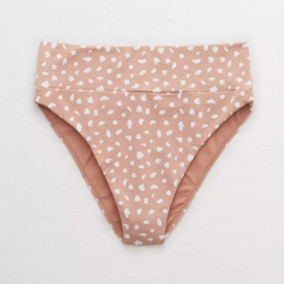 aerie Other - NWT Aerie Pique High Cut Cheeky Bikini Bottom